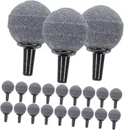 CANIGHT 50pcs Air Stone for Fish Tank Tank Marine Fish Feature Aquarium Aquarium Air Bubble Yarn Stone Grey
