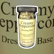 Creamy Peppercorn Dressing Base by Penzeys Spices 2.5 oz 1/2 cup Jar Exp 3/27