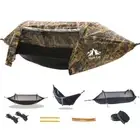 Outdoor Hammock Bed Camping Hanging Tree Strap Mosquito Net Waterproof Tarp 2025