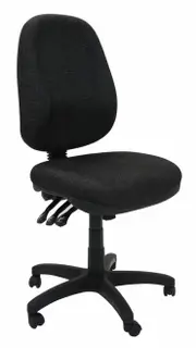 RAPIDLINE HIGH BACK TASK CHAIR 3 Lever Moulded Foam Charcoal Fabric