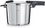 [Fissler] Vitaquick Pressure Cooker (10 L, Diameter 26 cm) Stainless Steel Pressure Cooker, 2 Cooking Levels, Made in Germany, Induction