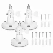 3 Pack Adjustable Wall Mount for ARLO HD/ARLO PRO/ARLO PRO2/ARLO GO/ARLO ULTRA/WYZE CAM PAN Home Camera Mounting Bracket Outdoor Indoor for Home Secur