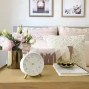 NEW One Six Eight London Maisie Alarm Clock, White, 11cm