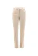 Extra Skinny Fit trouser with Monili patch - BRUNELLO CUCINELLI - Beige
