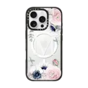 iPhone 16 Pro Impact Case MagSafe Compatible Flower Blossom Love Monogram by Nature Magick - Letter M Floral Flowers Initial