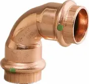 Viega 77037 1-1/2" x 1-1/2" ProPress Copper 90° Elbow, Press Connection