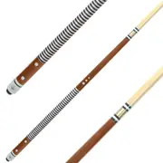 Formula Sports Nylon Wound 2 Piece Cue Stick Billiard/Snooker Pool Game White