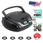 Versatile CD Player Boombox with Bluetooth & AUX Input - Enjoy Ultimate Sound