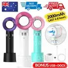 Fashion 360° Portable Bladeless Fan Hand Held Mini No Leaf Handy Fan USB Cooler