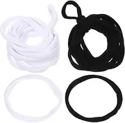 DIYEAH 192pcs Weaving Craft Weaving Loom DIY Potholder Elastic Ropes for Kids Loom