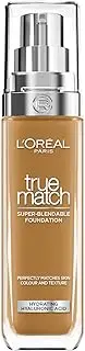 L'Oreal Paris True Match Ultra-Blendable Liquid Foundation with Hyaluronic Acid 8.5N Pecan