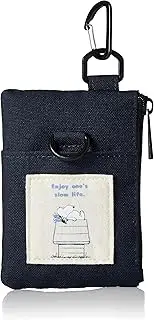 [SNOOPY] Pass Case, Commuter Holder, Includes Carabiner, Water Repellent, Multifunctional, Coin Purse, Card Case