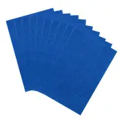 10 Sheets Glitter Foam Sheets Craft Adhesive Sheets EVA Foam Sheets Deep Blue