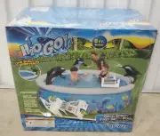 Bestway H2OGO! Orca Spray Fast Set Pool 8 ft x 26 in - Incredible Spray N Splash