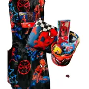 Spider-Man adorable bundle large plush blanket 60 90 Spider-Man toy bucket