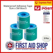 Waterproof Adhesive Tape 5cm x 5M Box/3 - Medical Tape - First Aid Supplies