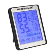 Digital Indoor Thermometer and Hygrometer with Humidity Gauge with Touch LCD ...