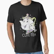 Beauty and the Beast Mrs. Potts and ChipT-Shirt Round-necked High-quality