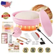 9-Inch Electric Sourdough Proofing Basket Set - Durable Silicone Kitchen Aid