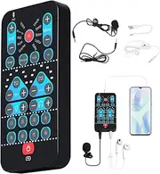 Mini Voice Changer Device - Compact Black Gadget, Plug-and-Play Card | USB-Charged Unit with Stereo Headset Output for Real-Time Fun, Singing Tweaks, Commentary, Live Stream Voice Edits