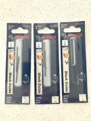 BOSCH 2-PIECE 1/16" X 1-7/8" BLACK OXIDE DRILL BIT, BL2131 (lot of 3)