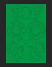 1/72 YT-1300 Millennium Falcon Paint Masking for Bandai [Star Wars Trilogy]