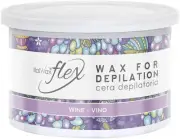 Italwax Flex Soft wax for hair removal - Wine Tin 14 oz