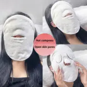 Hot Compress Towel Cotton Mask Wet Compress Pore Clean Face Towel Skin Care Tool