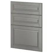 METOD 3 fronts for dishwasher, Bodbyn grey, 60 cm