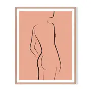 Pretty Woman 4 Framed Printed Wall Art - Timber