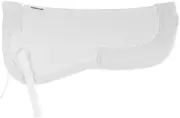 HORZE Fur Half Pad - Durable, Quilted, Breathable, Non-Slip Correction Saddle Pad with Fleece Underside and Faux Fur