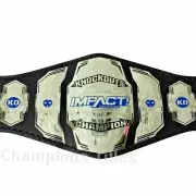 IMPACT Knockout Heavyweight 2mm Zinc Plates Wrestling Championship Replica Belt