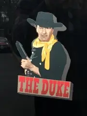 The Duke John Wayne Window Sticker Tool Box Mini Bike