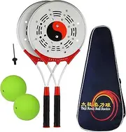 CAQYPVH Tai Racket Ball Set Soft Ball Fitness Stahrungskag for Older Fitness Wushu Devices