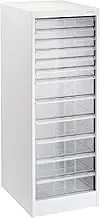 Nakabayashi BF-H12W Avante V2 Floor Case, B4 Document Storage, 12 Tiers, Shallow 6, Depth 6