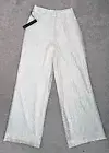 NWT! House Of Harlow 1960 Off White / Cream All Over Sequin Pants, Size 4