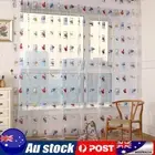 Kids Car Pattern Tulle Curtains Thin Sheer Scarf Valances for Room Door Window N