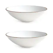 Twig New York Alex Gold 8 Soup Pasta Bowl, Set of 2