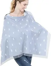 ALLATFEDING DISCRIET BLANKET, FEEDING BLANKET | 360 Degree Blanket Cotton Apron for Breastfeeding, Machine Washable Seat Cauve Apron for Women, Multi-Use Apron for Women, Breastfeeding