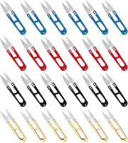 24Pcs Sewing Scissors for Fabric, Thread Yarn Embroidery Clippers Cutter, Small