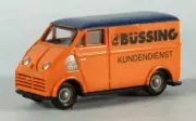 BUSCH DKW 3=6 Panel Van Büssing (Orange) 1/87 HO Scale Plastic Model NEW, RARE!