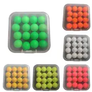 16pcs Carp Fishing Floats Foam Floats Ball Bright Colors High Visibility