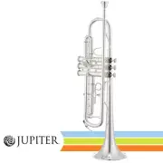Jupiter JTR700SA Silver Plated Key of Bb .460" Bore Student Trumpet With Case