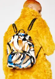 Earn Your Stripes Fuzzy Backpack