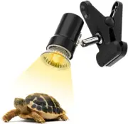 Reptile Heat Lamp Rotatable Turtle Heating Light with 50W UVA UVB Heat Bulb Simu