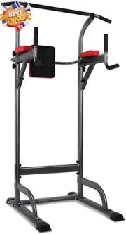 Adjustable Weight Bench Pull Up Bar Rack Dip Bars Gym Fitness Equipment 200kg