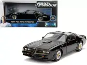 Tego's 1977 Pontiac Firebird Black "Fast & Furious" Movie 1/24 Diecast Model Car