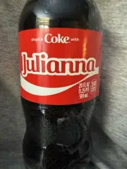 Share a Coke with Julianna 2025 Personalized Gift Coca~Cola Bottle 20oz
