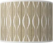 Swell White Giclee Round Drum Lamp Shade 15.5x15.5x11 (Spider)