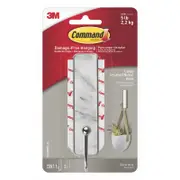 Command Large Marble Finish Adhesive Hook